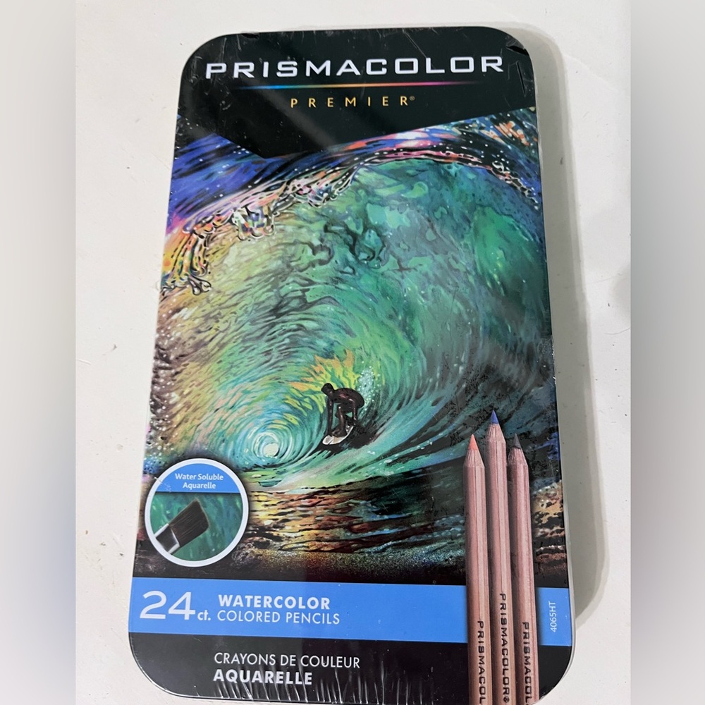 Prismacolor Premier 24-Count Watercolor Colored Pencils - Multi